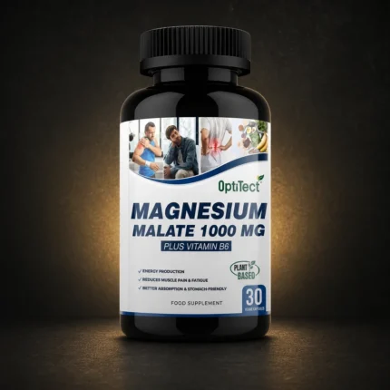 Magnesium Malate 1000mg + Vit B6 30 VCaps