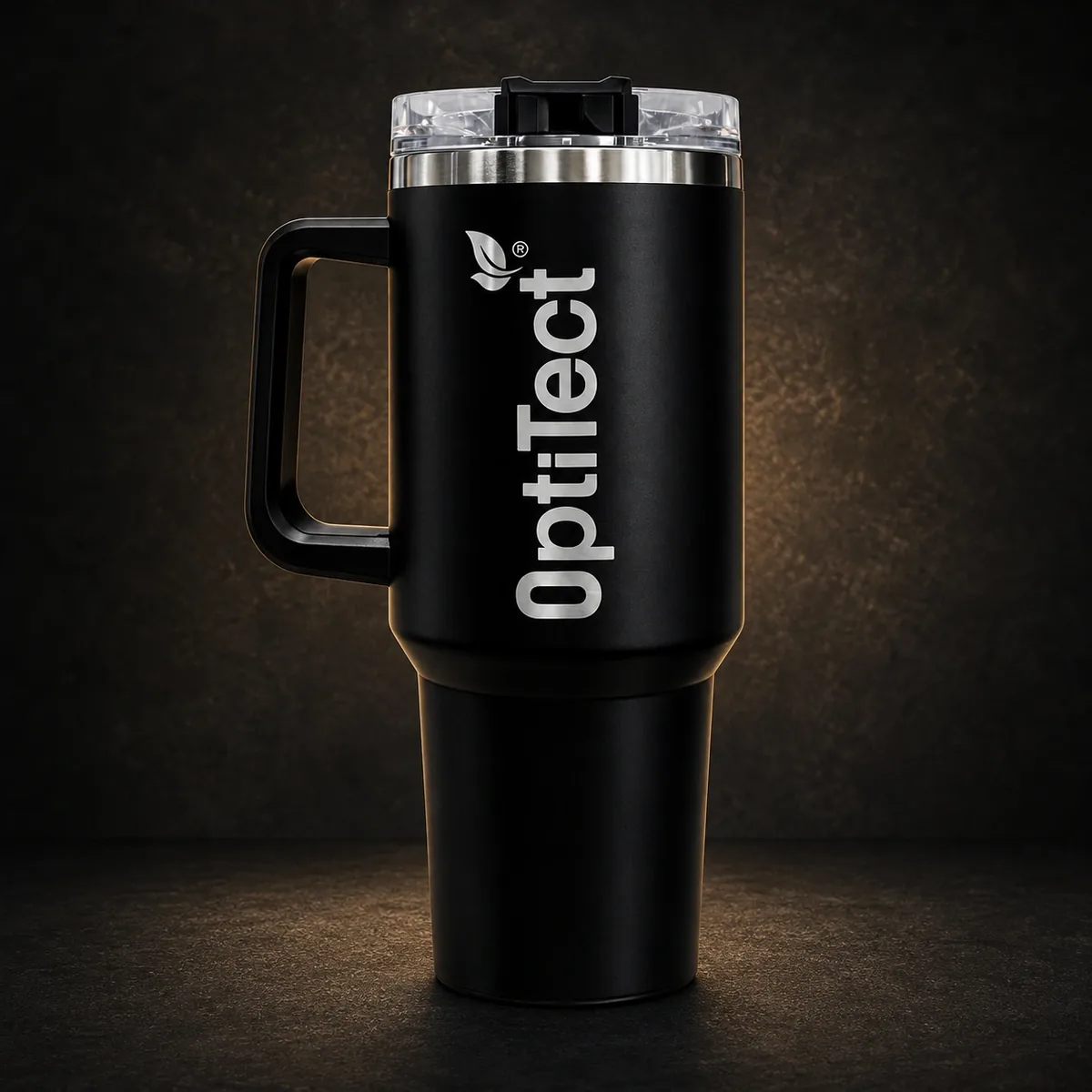 4262507122708-opti-tect-opti-tect-black-stainless-mug-with-handle-40-oz-brotein-luxury-concept Black Stainless Mug with Handle 40oz