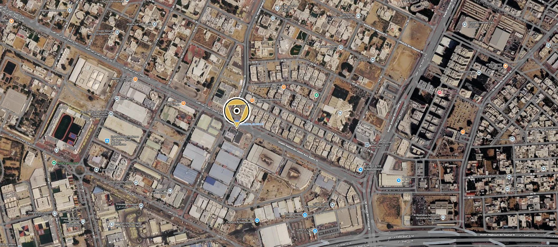 BroTein location map in Al Jurf 2 Ajman