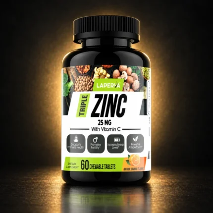 Triple Zinc 25mg + Vit C Orange 60 Chew Tabs