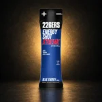 226ERS Energy Shot XTREME Blue Energy 60ml on BroTein dark gold background