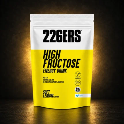 226ERS High Fructose Energy Drink Soft Lemon 1kg on BroTein dark gold background