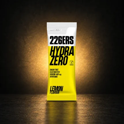 226ERS Hydra Zero Lemon 7.5g on BroTein dark gold background