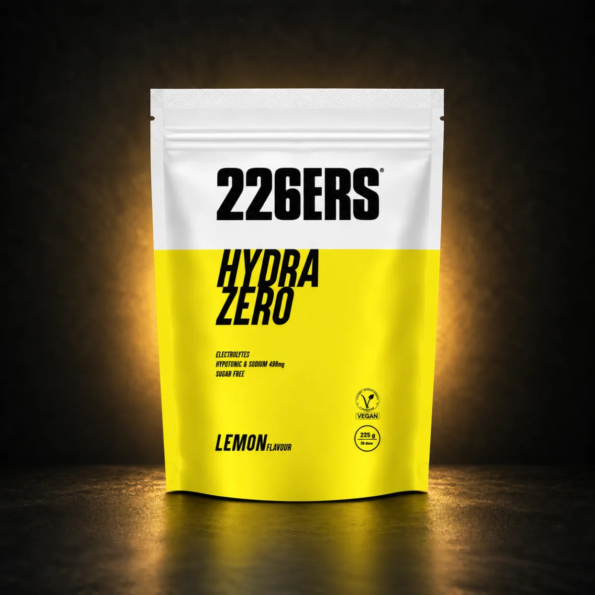 226ERS Hydrazero Lemon 225g 226ERS Hydrazero Lemon 225g on BroTein dark gold background