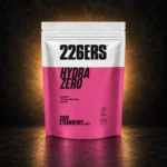 226ERS Hydrazero Sour Strawberry 225g on BroTein dark gold background
