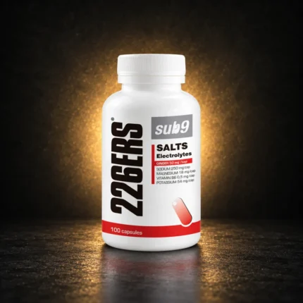 226ERS SUB9 Salts Electrolytes 100 Capsules on BroTein dark gold background