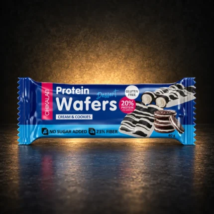 CL Glazzed wafer with cookies and cream product package