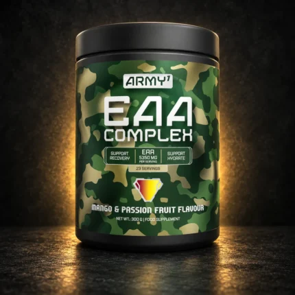 ARMY1 Army EAA complex mango and passion fruit product package