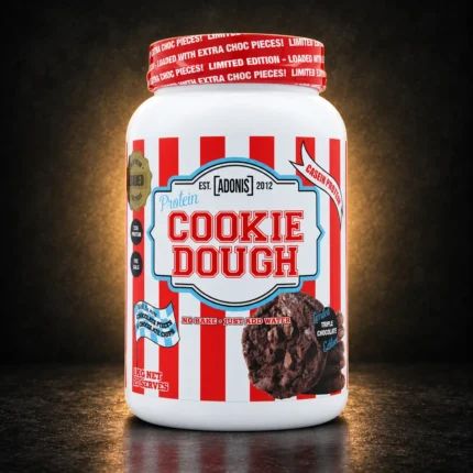 Adions cookie dough loaded triple chocolate product package