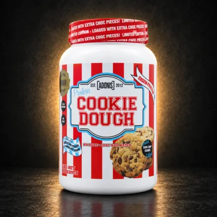 Adonis cookie dough loaded chocolate chips cookie product package