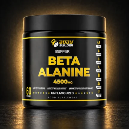 Body Builder Beta Alanine unflavoured tub, 60 servings, front of pack