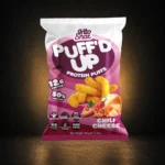 Grito Snax Puff'd Up Chilli Cheese protein puffs single 60g bag