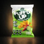 Grito Snax Puff'd Up Chilli Lime protein puffs single 60g bag