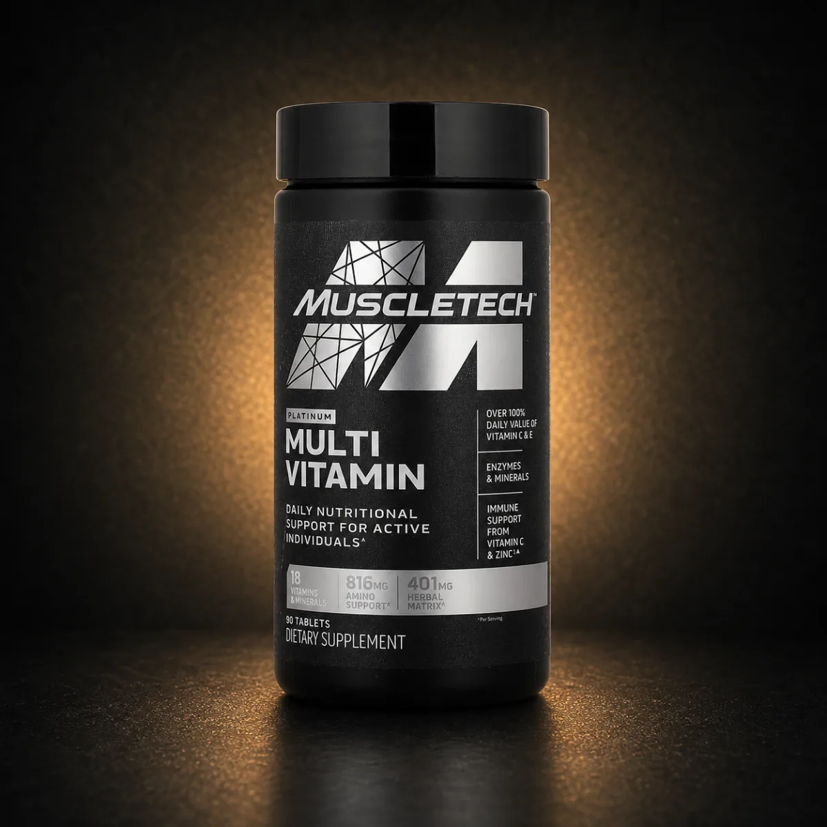 Muscletech Platinum Multivitamin 90 Tablets Muscletech Platinum Multivitamin 90 Tablets product package