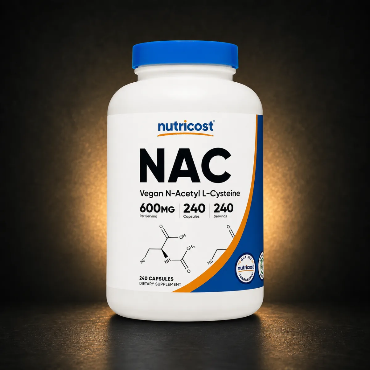 Nutricost NAC 240 Capsules Nutricost NAC 240 Capsules product package