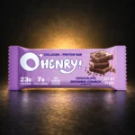 O'Henry Collagen and Protein Bar Chocolate Brownie Crunch single 60g wrapper