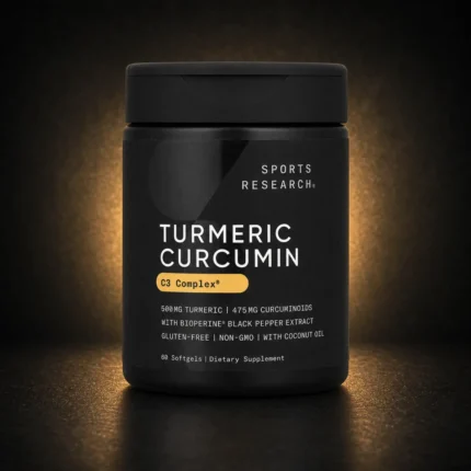 Sports Research Turmeric Curcumin 60 Softgels product package
