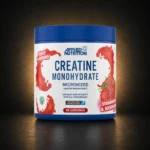 applied nutrition an creatine monohydrate strawberry and raspberry flavor product package