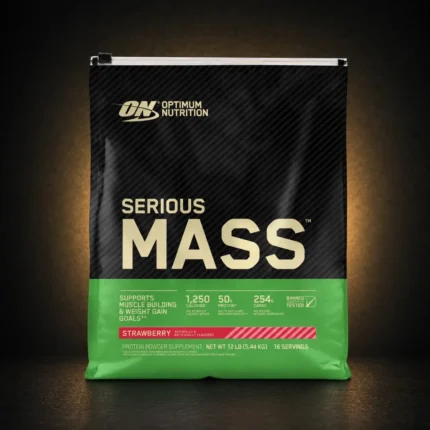 Optimum Nutrition Serious Mass Strawberry product package