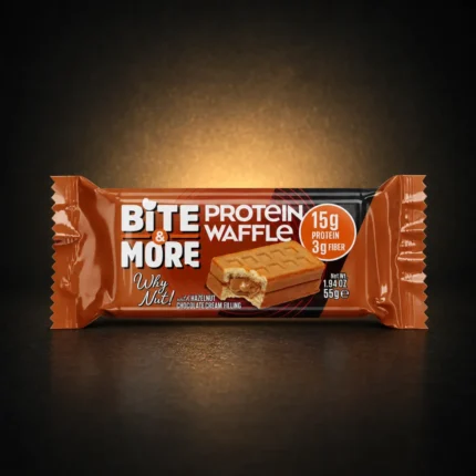 bite more protein waffle why nut product package