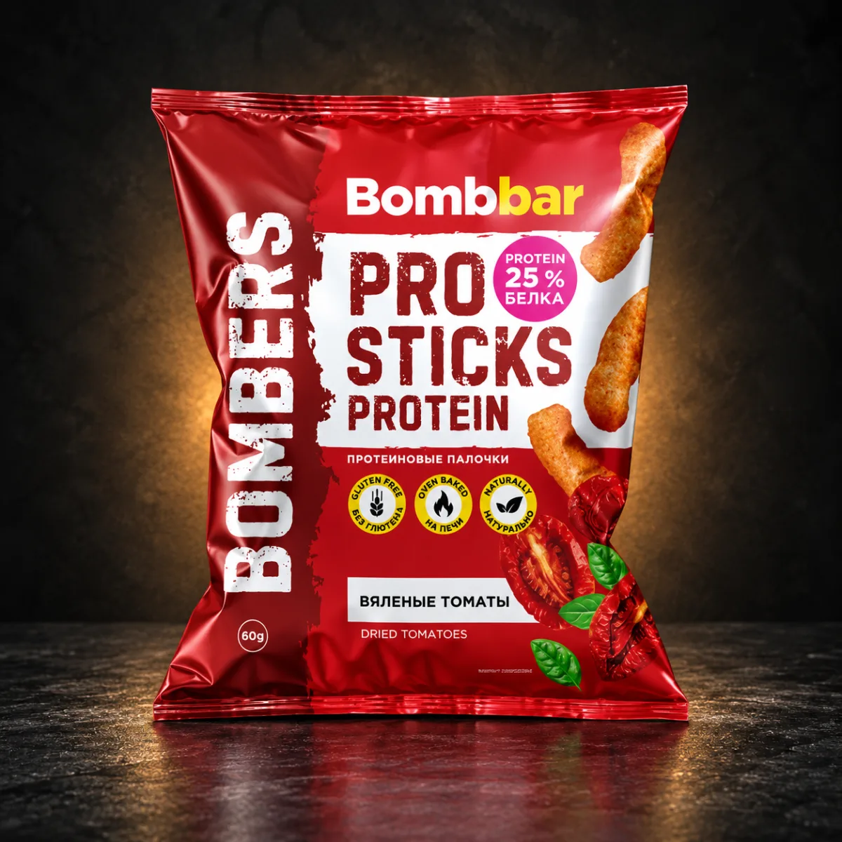 bombbar pro sticks dried tomatoes 60g bombbar pro sticks dried tomatoes 60g