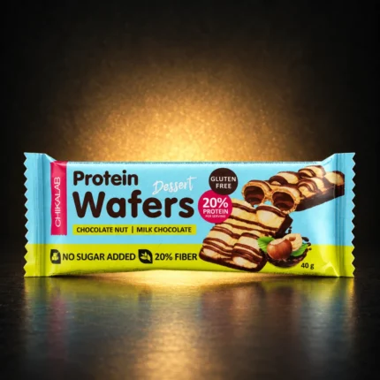 chikalab glazed wafer chocolate nut dessert 40g