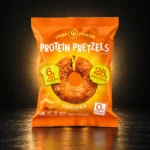 crisp power protein pretzels cheddar 50g