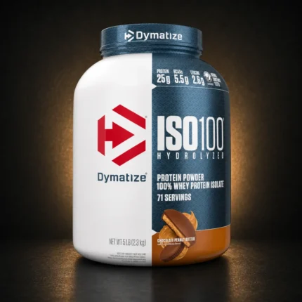 dymatize iso 100 5lp chocolate peanut butter product package