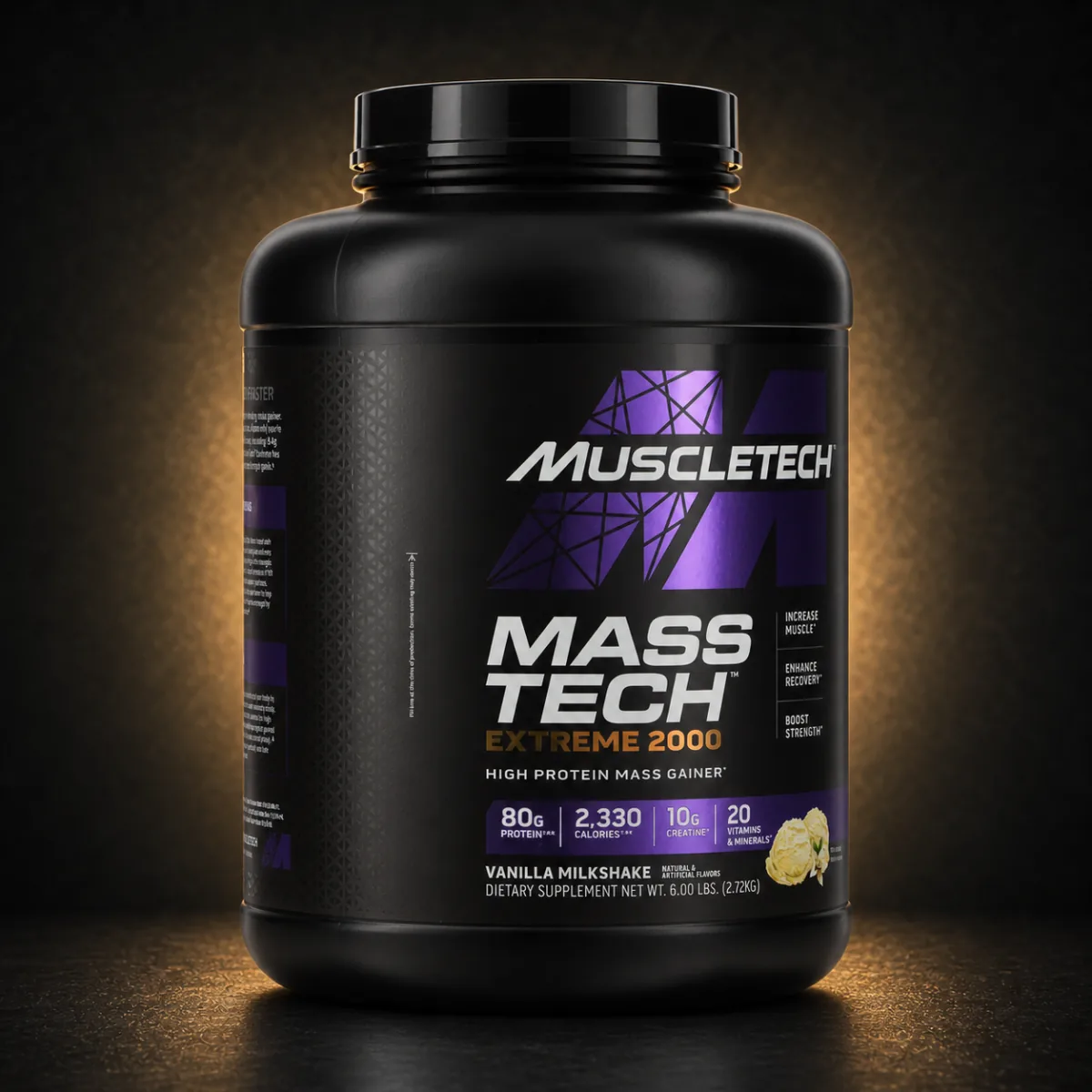 muscletech mass tech extreme 2000 vanilla 6lb muscletech mass tech extreme 2000 vanilla 6lb product package