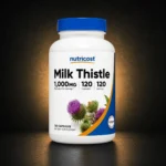 nutricost milk thistle 120 capsules product package