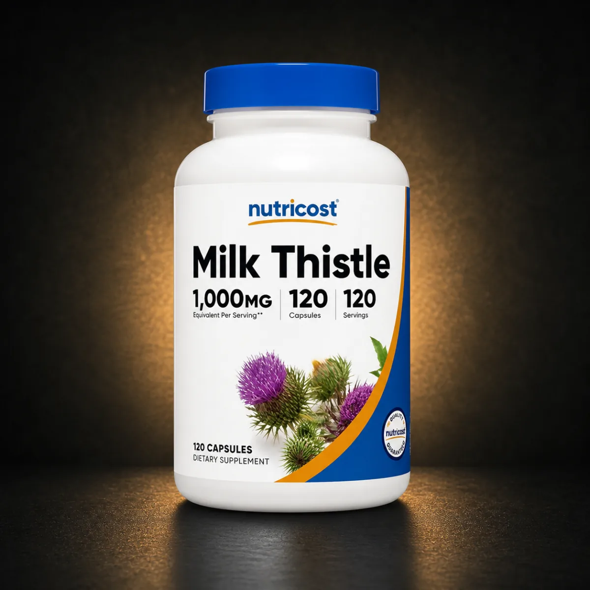 nutricost milk thistle 120 capsules nutricost milk thistle 120 capsules product package