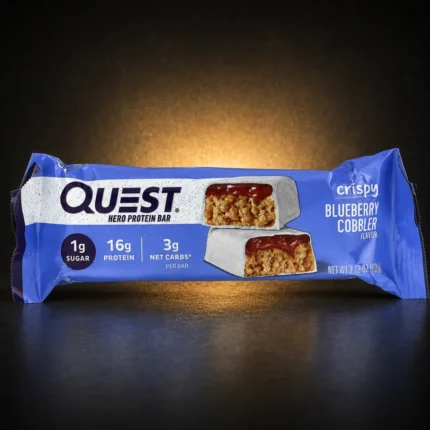 quest crispy blueberry cobbler product package