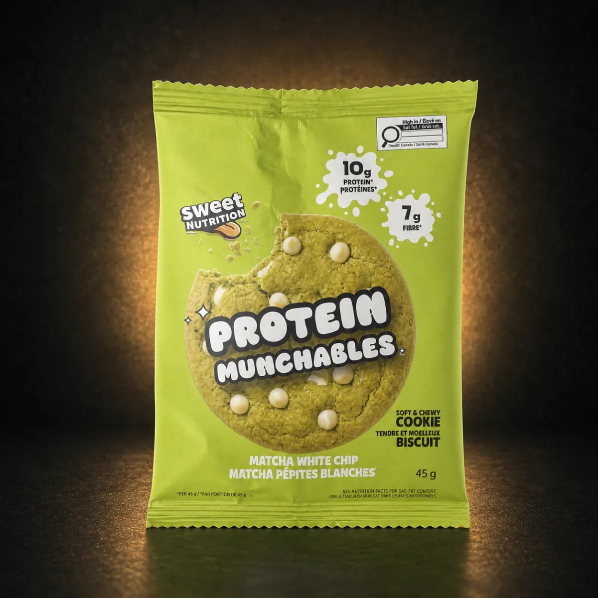 sweet nutrition protein munchables matcha 45g sweet nutrition protein munchables matcha 45g product package